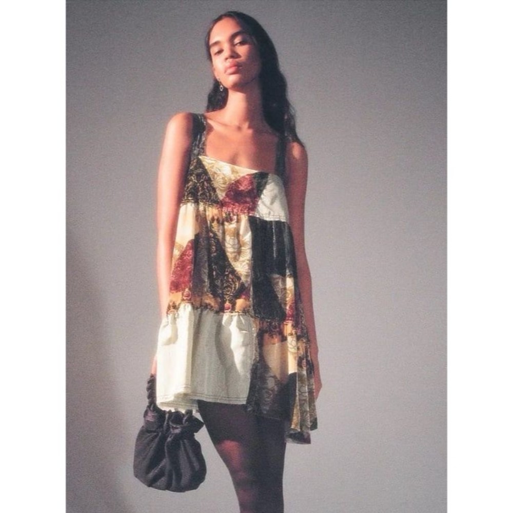 Urban Outfitters Folklove Handkerchief Babydoll Dress